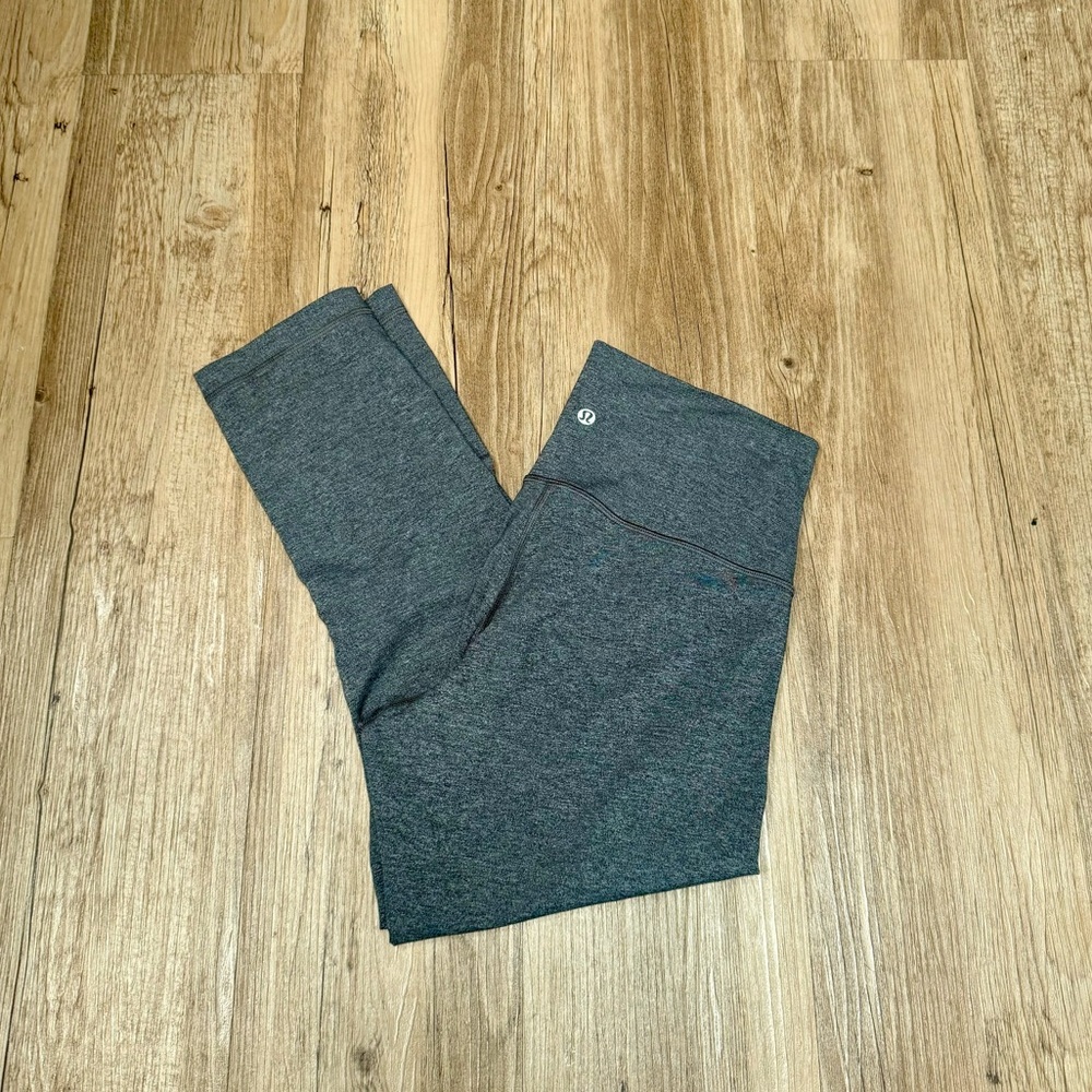 lululemon athletica Charcoal Gray High-Rise Leggings